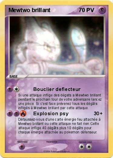 Pokemon Mewtwo brillant