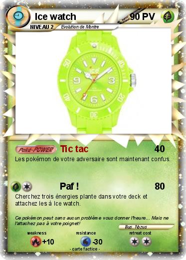 Pokemon Ice watch
