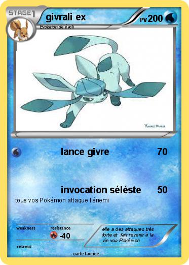 Pokemon givrali ex