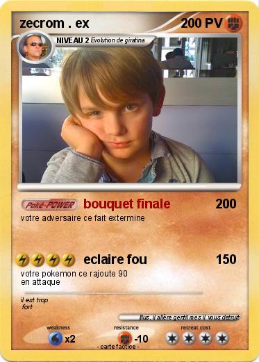 Pokemon zecrom . ex