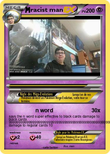 Pokemon racist man