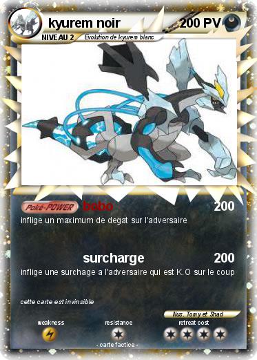 Pokemon kyurem noir