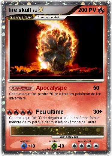 Pokemon fire skull