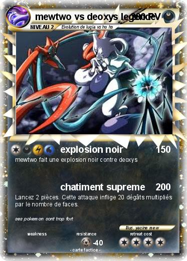 Pokemon mewtwo vs deoxys legende