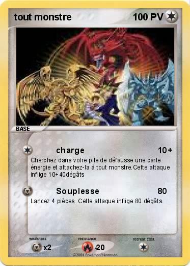 Pokemon tout monstre 
