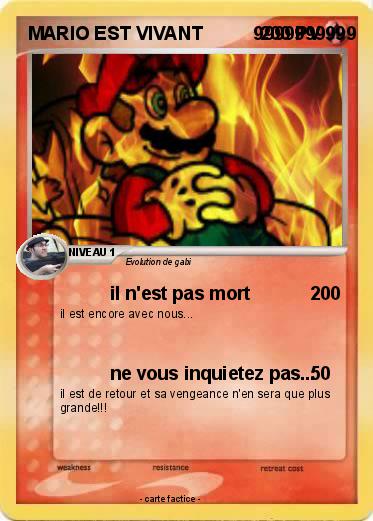 Pokemon MARIO EST VIVANT          9999999999