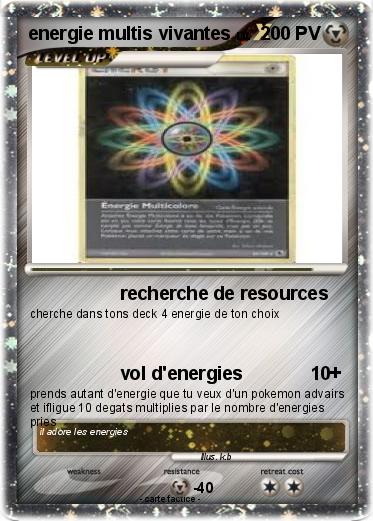 Pokemon energie multis vivantes