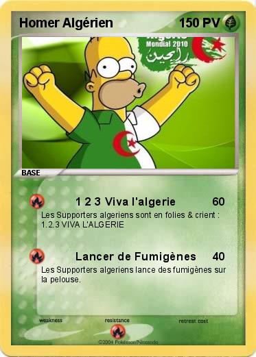 Pokemon Homer Algérien