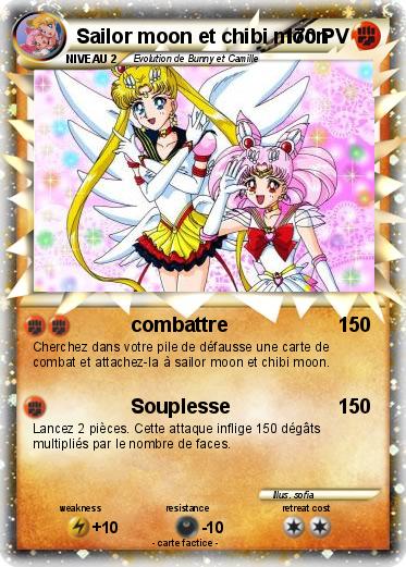 Pokemon Sailor moon et chibi moon