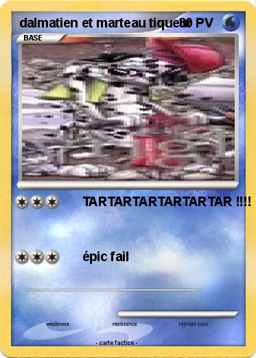 Pokemon dalmatien et marteau tiqueur