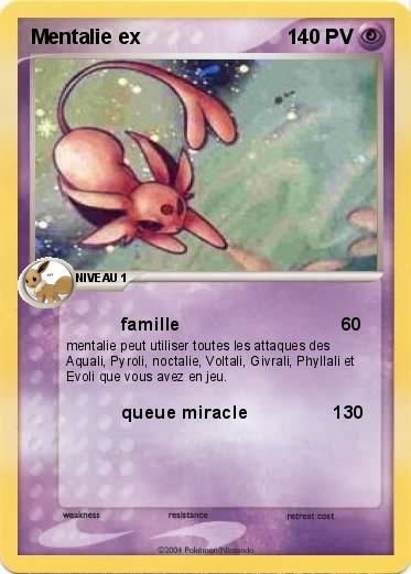 Pokemon Mentalie ex