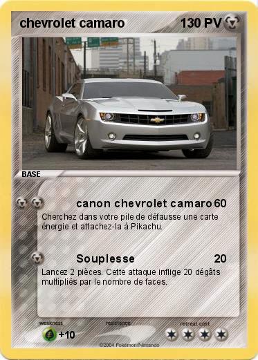 Pokemon chevrolet camaro