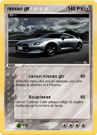 Pokemon nissan gtr