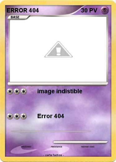 Pokemon ERROR 404