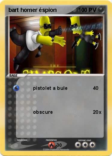 Pokemon bart homer éspion