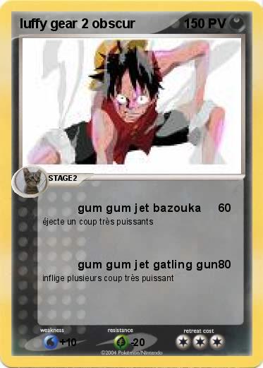 Pokemon luffy gear 2 obscur