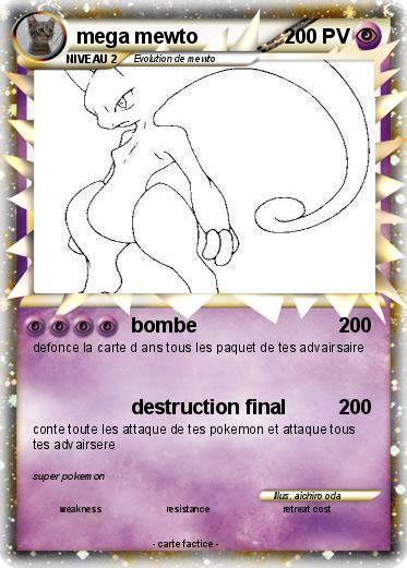 Pokemon mega mewto