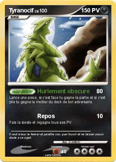 Pokemon Tyranocif