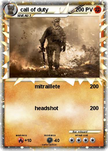 Pokemon call of duty