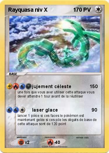 Pokemon Rayquasa niv X                 1