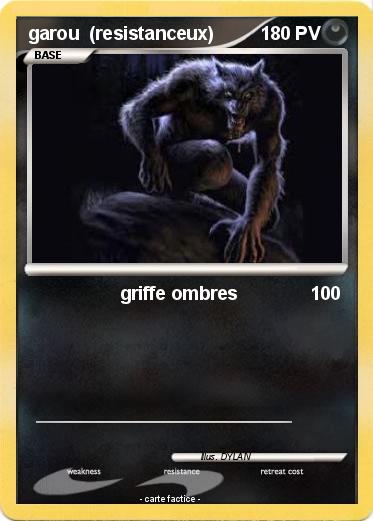 Pokemon garou  (resistanceux)