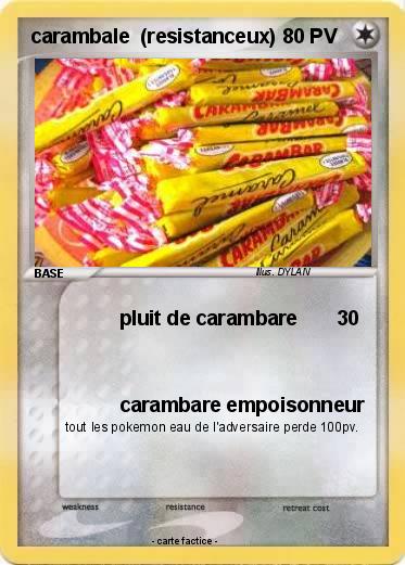 Pokemon carambale  (resistanceux)