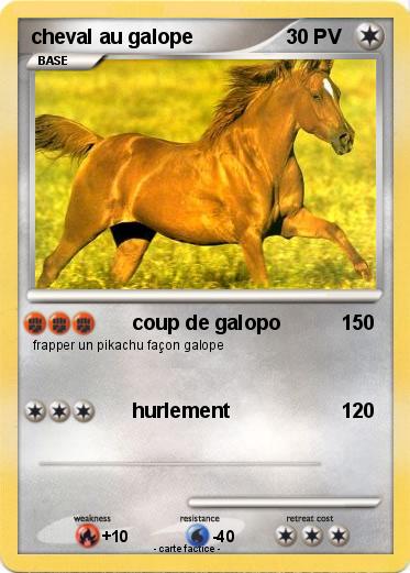 Pokemon cheval au galope