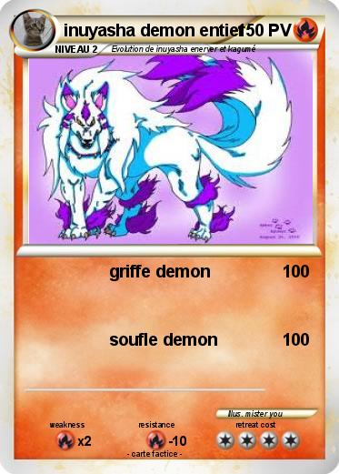 Pokemon inuyasha demon entier