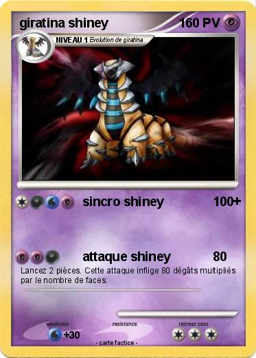 Pokemon giratina shiney