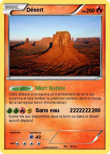 Pokemon Désert