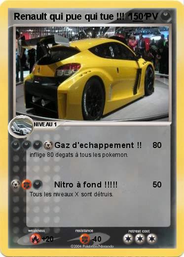 Pokemon Renault qui pue qui tue !!! ^__^