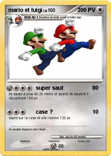 Pokemon mario et luigi