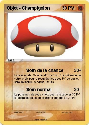 Pokemon Objet - Champignion