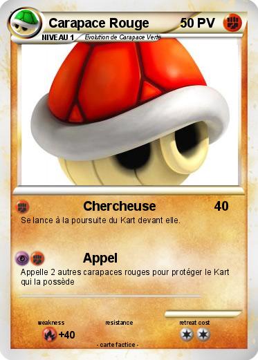 Pokemon Carapace Rouge