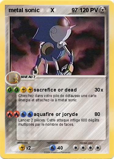 Pokemon metal sonic       X           97