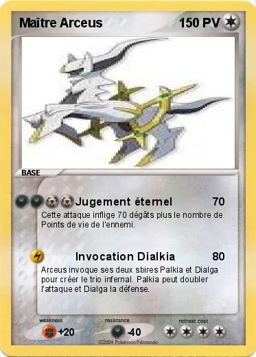 Pokemon Maître Arceus