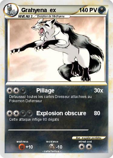 Pokemon Grahyena  ex