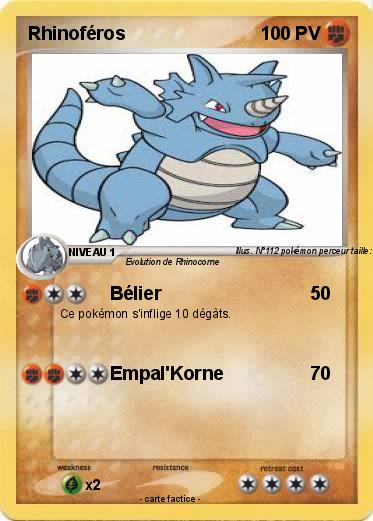 Pokemon Rhinoféros