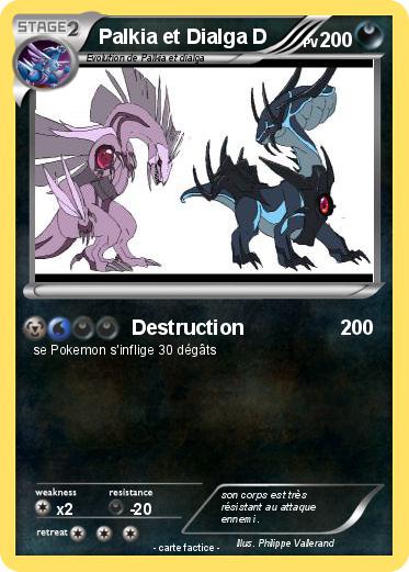 Pokemon Palkia et Dialga D