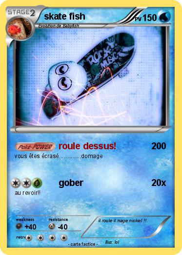 Pokemon skate fish