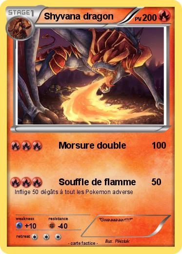 Pokemon Shyvana dragon