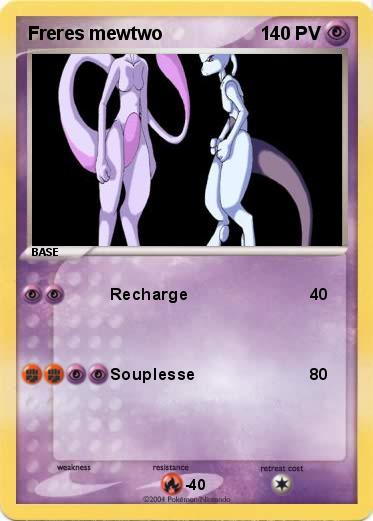 Pokemon Freres mewtwo