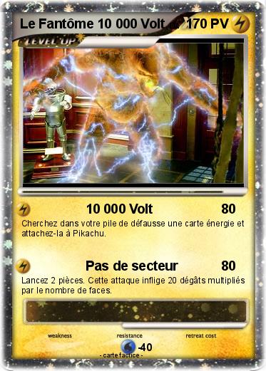Pokemon Le Fantôme 10 000 Volt