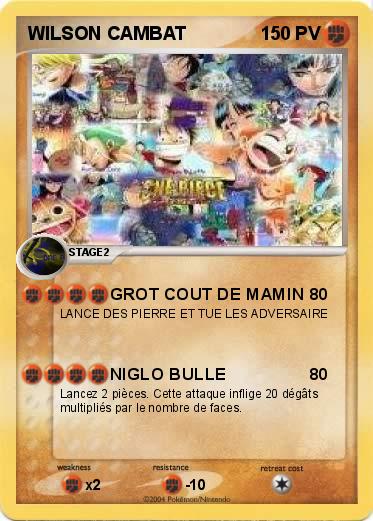 Pokemon WILSON CAMBAT
