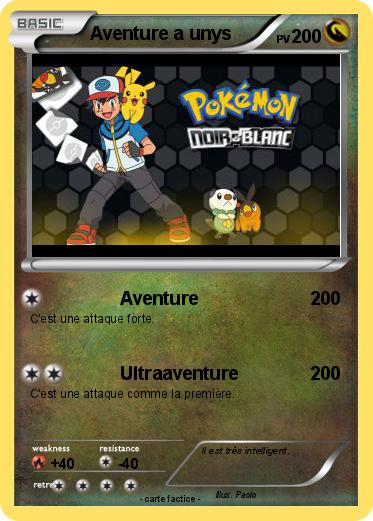 Pokemon Aventure a unys