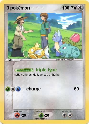 Pokemon 3 pokémon