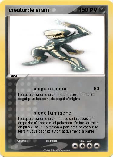 Pokemon creator:le sram