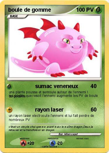 Pokemon boule de gomme