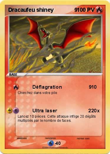 Pokemon Dracaufeu shiney              9