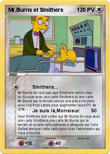 Pokemon Mr.Burns et Smithers